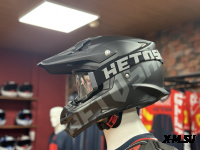 Шлем кроссовый HETOSHI OF836 EXOSS CROSS PRO MX289 цв.Черный Матовый р.XXL