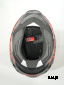 Шлем интеграл HETOSHI FF938 double visor Цв.Черно-красный Матовый р.XXL