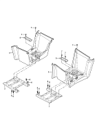 Сиденья (короткая база) КВАДРОЦИКЛА AODES (ODES) 650 ATV-S