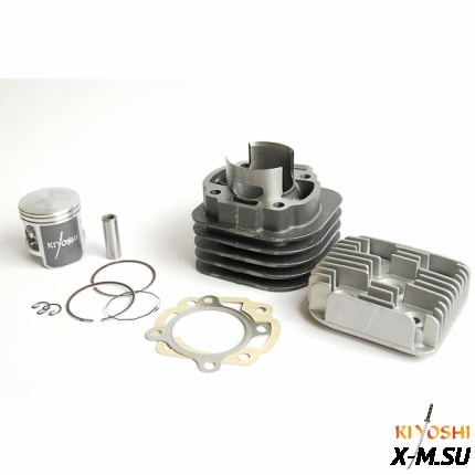 Цилиндро-поршневая группа + головка цилиндра 2Т 1E40QMB, QJ p12mm 75см3 D47 KIYO